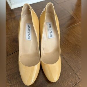 Jimmy Choo Champagne Yellow Pumps Size 38.5